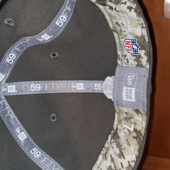 New NFL Dallas Cowboys Salute The Troops Hat 7.5 - Picture 6 of 6